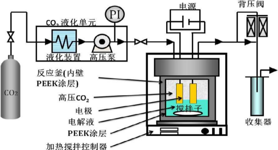  超临界CO2可视化电镀装置